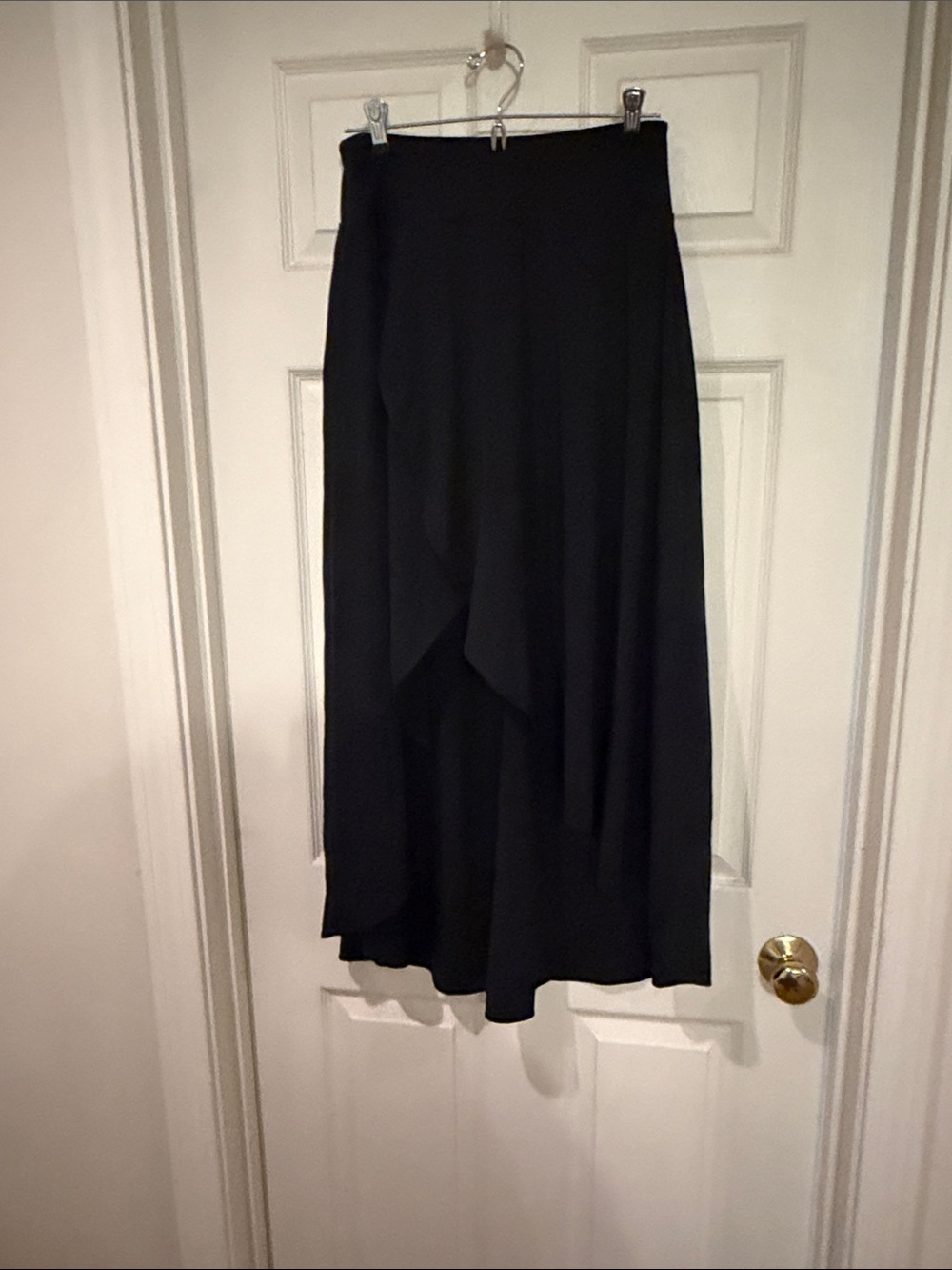 HALARA Breezeful 2 in 1 Split Hi Low Maxi Skirt Black Size Small NWT